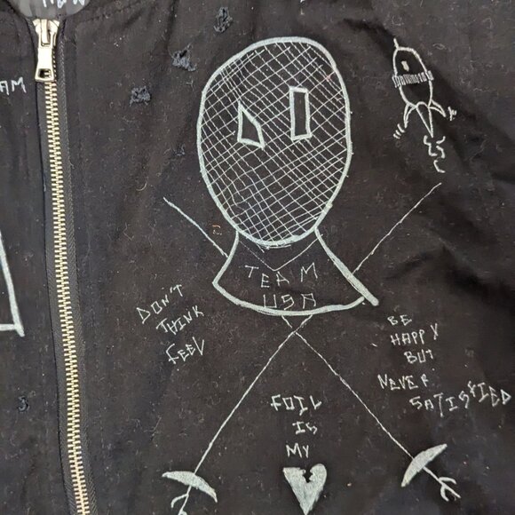 Custom Marc Jacques Burton Jacket for Olympic Fencer Miles Chamley-Watson - Picture 4 of 7